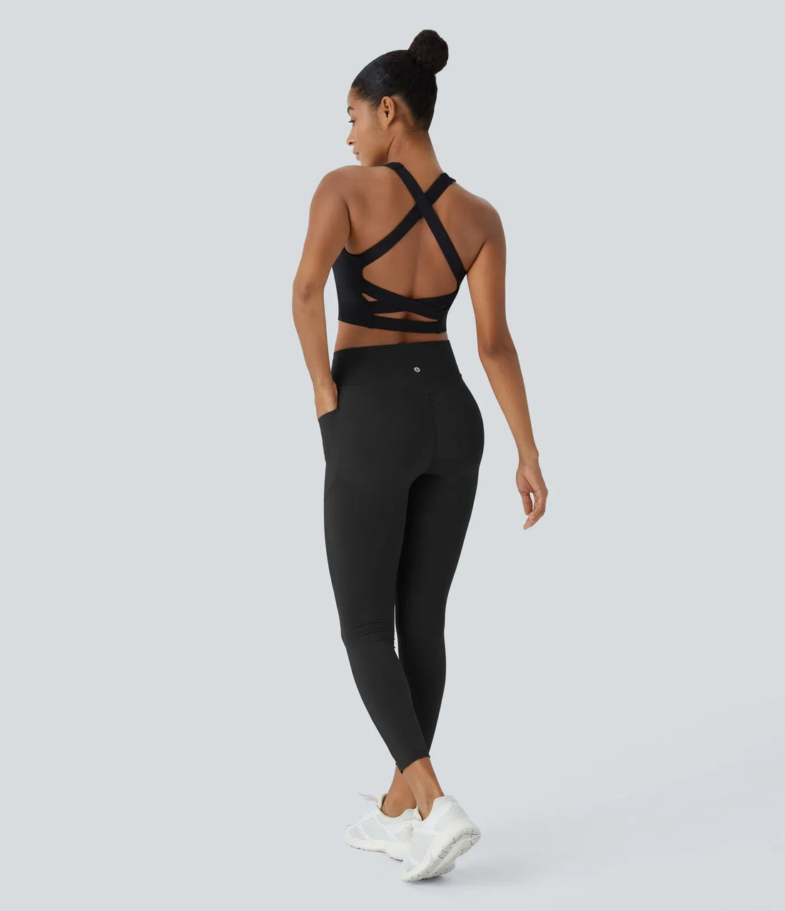 High Waisted Scrunch Butt Lifting Tummy Control Pocket Shaping Training Leggings